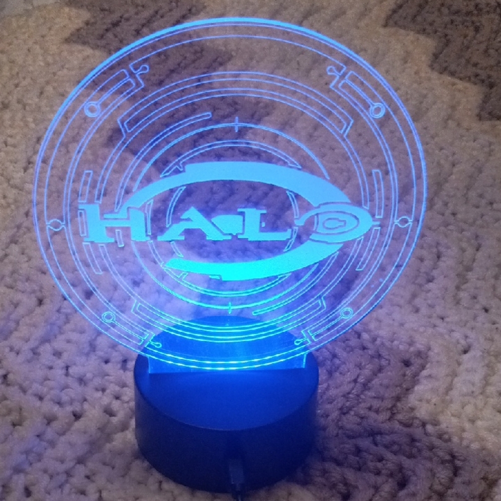 Halo Blue LED Light